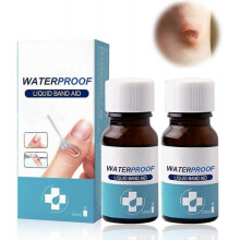 (2pcs)Bandages, Skin For Wounds Human, Waterproof Breathable Dry Wounds Care Gel, Transparent Protective Skin Patch