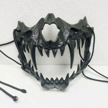 (Tiger (Black))Secondary Yuan Face Mask God Fork Dog Man Mask Performance Cos Up Props