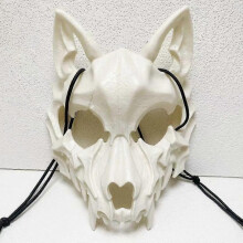 (Wolf (White))Secondary Yuan Face Mask God Fork Dog Man Mask Performance Cos Up Props