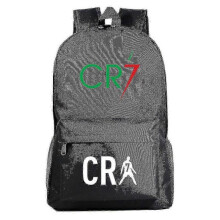 (10) Cr7 Cristiano Ronaldo Backpack For Boys And Girls - Cartoon Kids School Bookbag With Large Capacity, Travel Rucksack, And Shoulder Bag