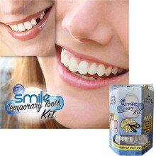 Instant Smile Temporary Tooth Kit Shades Included (Bright, Natural, Dark) | Customizable Replacement Tooth | Quick Fix for Chipped or Missing Teeth