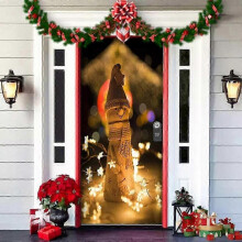 (8) 2025 2024 Christmas Front Door Decoration, Forros De Puertas Navideos