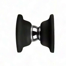 (Black) Magnetic RV Door Stopper - Screw/Adhesive Mount, Anti-Collision, Noise Reducing for Motorhomes, Trailers & Boats