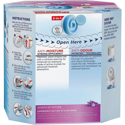 Unibond UniBond AERO 360° Wildflower Refill Tabs 2x450g 1