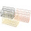 1Pc Metal Desktop Makeup Organizer Rose Gold Storage Container 3