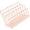 1Pc Metal Desktop Makeup Organizer Rose Gold Storage Container 5