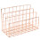 1Pc Metal Desktop Makeup Organizer Rose Gold Storage Container 7