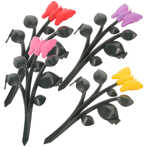 4 Kunststoffblumen Für Gartenzäune 2