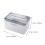 1St Decoratieve Marmer Tissue Container Met Mobiel Rek, Kunststof 7