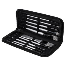 1Set Zeichenpinsel Set Holz Für Details Und Große Flächen Silber