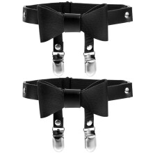 2 Verstelbare Bowknot Kousenhouder Suspenders