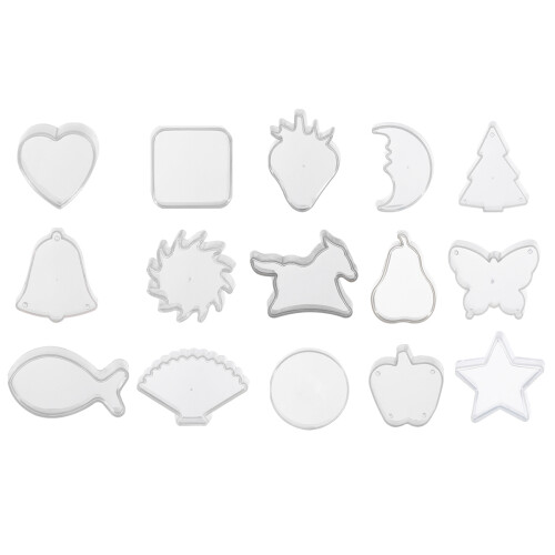 30St Plastic Kaarsenbak Transparant Stevig Voor Wax Melts 1
