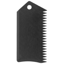 Surf Kam Met Wax Kam Voor Surfbord 8,00X4,00X0,50 Cm Zwart