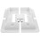 Outdoor Solar Bracket Kit Steunen Set Aansluitdoos Wit ABS 6