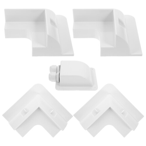 Outdoor Solar Bracket Kit Steunen Set Aansluitdoos Wit ABS 2