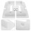Outdoor Solar Bracket Kit Steunen Set Aansluitdoos Wit ABS 7