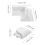 Outdoor Solar Bracket Kit Steunen Set Aansluitdoos Wit ABS 2