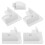 Outdoor Solar Bracket Kit Steunen Set Aansluitdoos Wit ABS 5