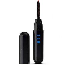 (Black)Wireless Eyelash Curling Device Fast Heat up Within 10s Lash Curling Tool with 2 Heating Modes Practical Eye Beauty Tool