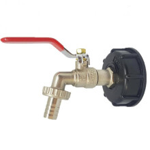 (A)IBC Faucet Tote Tank Drain Adapter Threaded Cap Garden Hose Connector 1/2 Inch Hose Faucet Replacement