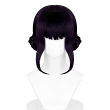 (Black purple Zoey)Demon Hunters Costume Rumi Wig Rumi Cosplay Wig Anime Zoey Mira Wigs Long Straight Hair Accessory for Women