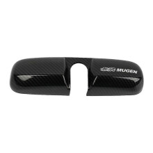 (Black (Mugen)) high quality Carbon Fiber Car Cover Interior Protector Universal Auto Rear View Mirrors Protection Frame Covers Accessories