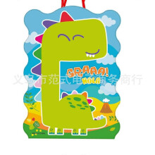 (Green Dinosaur Pi?ata) Dinosaur Cartoon Theme Pinata Children's Birthday Party Decoration Boys Girls Creative Gift