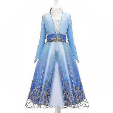 (7-8T (130), Elsa Dress C) Girls" Frozen Princess Dress: Sequined Mesh Ball Gown For   As Elsa Or Anna