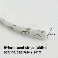 (9x9 white) 5m Stripping Brush Strip Sliding Sealing Strip 2025