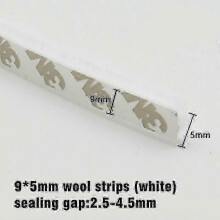 (9x5 white) 5m Stripping Brush Strip Sliding Sealing Strip 2025
