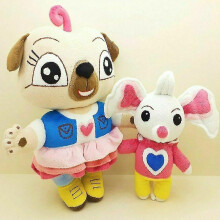(Dog-30cm) Chip And Potato Plush Toys Pug And Mouse Stuffed Animal Doll Cute Kids
