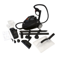 Ewbank STEAMDYNAMO+ 2000W Steam Cleaner & Sanitiser, Red/Black