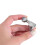 4Pièces Accessoires Ukulélé Professionnels Métal Argent 4