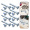 20 Sets Kinder Rollschuhzubehör Silber 11