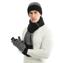 Mlins Hut Schal Handschuh Set Gestrickte Für Damen