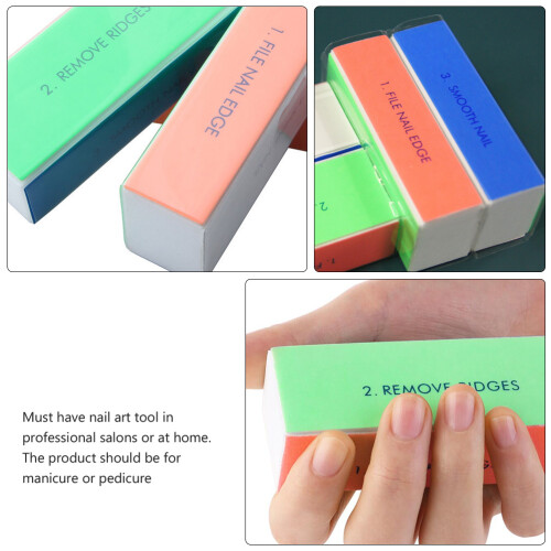 10St Nagelbufferblok Sponge Voor Verwijdering Van Vingernagels 2