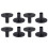 8 Stuks Drumstand Kit Accessoires Percussie Behuizing Tool 8