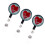 3 Telescopische Easy Puller Metalen Hartvormige Etikethouder 6