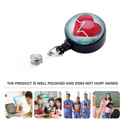 3 Telescopische Easy Puller Metalen Hartvormige Etikethouder 2