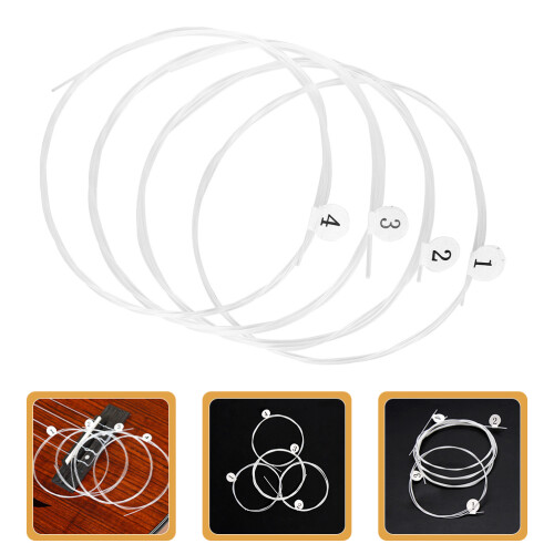 4 Stuks Nylon Transparant Ukulele Onderdeel Voor Beginners 2