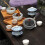 1Pc Ceramic Tea Pot Stainless Steel Filter for Home Use Black 8
