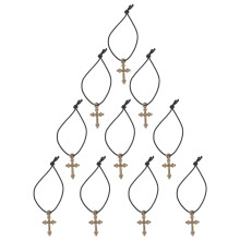 Raindrops Ketting Metalen Kruis Ontwerp 10 Stuks 0,8x0,4 Inch