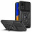 (For Redmi Note 11, black) Magnetic Slide Camera Lens Protector Case for  Redmi Note 11 Pro 5G/11/11S with Armor Back Cover 1