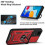 (For Redmi Note 11S, red) Magnetic Slide Camera Lens Protector Case for  Redmi Note 11 Pro 5G/11/11S with Armor Back Cover 4