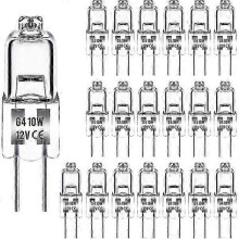 (10W) G4 Halogen Lamps 10w 12v - Warm White - 20 Pack -CN-123