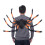 (orange) Spider Backpack - Halloween Costume Prop with Adjustable Legs and Candy Bag 1