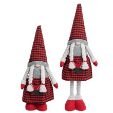 (Women) Checkered Christmas Tablecloth Black And Red Durable Cloth For Holiday Dining