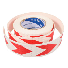 Reflective Sicherheitsband Weiß PVC 1 Rolle 2500x5 Cm