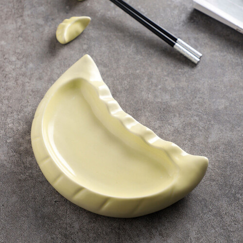 Water Dumpling Teller Kind 19X12X3,5 Cm Beige 2