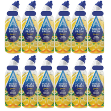 Astonish Toilet Fresh Gel Vegan Friendly Lemon Scent 12 x 750ml Bottles